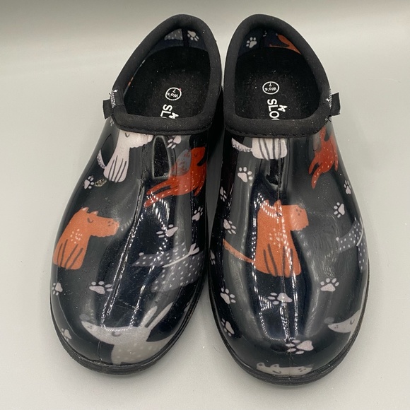 Sloggers "Delightful Dogs" Clogs Slip On Shoes size 7 - Picture 4 of 6